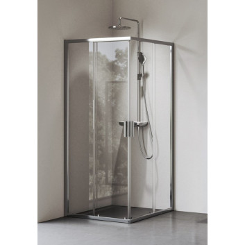 Стінка постійна BLPS-90 Ravak Blix, сатин + transparent