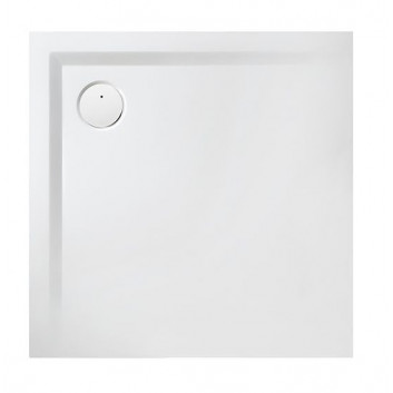 Піддон квадратний Sanplast B-M/SPACE S 90x90x1,5 biew, odlew мінеральний - білий