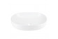 Умивальник на стільницю Corsan Olvena овальна 60x40x15 cm з пробкою klik-klak білийm