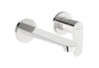 Змішувач для умивальника HansaGenesis, element на стіну, кран 20,3 cm - хром