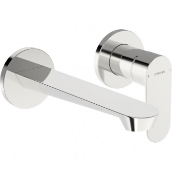Змішувач для умивальника HansaGenesis з бічним важелем mieszacza, підлогова, одноважільний - хром