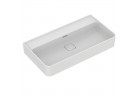 Умивальник прямокутна на стільницю Ideal Standard Strada II, 80x43 cm, без отвору для змішувача, з покриттям Ideal Plus - біла