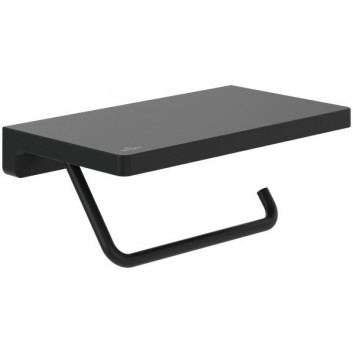 Тримач туалетного паперу Villeroy & Boch Elements – Striking з полицею - хром