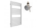 Обігрівач електричний Terma Dexter E 86x50 cm z grzałką MOA WiFi- стандартний колір білий