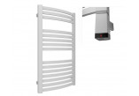 Обігрівач електричний Terma Dexter E 86x50 cm z grzałką MOA WiFi- стандартний колір білий