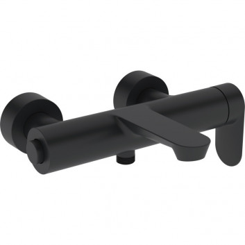 Змішувач ванно-душовий HansaGenesis, одноважільний, настінний монтаж - хром