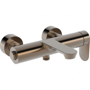 Змішувач ванно-душовий HansaGenesis, одноважільний, настінний монтаж - хромована сталь