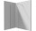 Душова стінка Deante Prozma walk-in 80x195 cm - скло транспарентні, profil хромована сталь