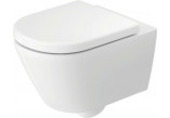 Раковина WC навісна Duravit D-Code, 54x35,5 cm HygieneGlaze, з полицею - біла
