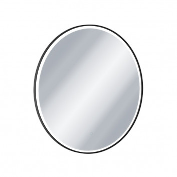 Дзеркало прямокутне Excellent Revia, настінне, 100x50cm, чорний мат.