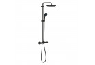 Душовий комплект Grohe Vitalio Start System 250 з термостатом для настінного монтажу - matte black
