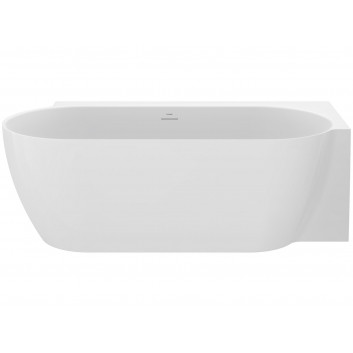 Ванна вільностоячий do ściany Ravak Freedom Wall II Tec, акрилова,170x87 cm - біла, ширма odpływu біла