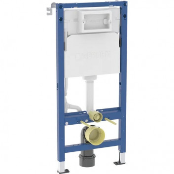 Стелаж прихований Geberit Duofix Basic do WC wiszącego, UP100 ze wspornikami