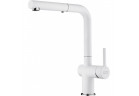 Змішувач з краном, який виймаЄться Franke Active L pull-out spray - білий polarny/ хром