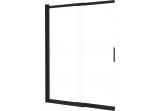 Ширма для ванни Deante Prizma 100x140 cm - nero (чорний мат.)