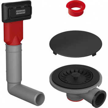 Комплект зливний 3 1/2'' з клапаном mimośrodkowym bez syfonu- sanitbuy.pl