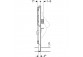 Стелаж Geberit Duofix для пісуару універсальний, dla armatury ukrytej, H112-130