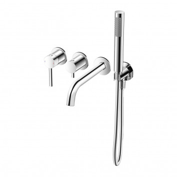 Змішувач для умивальника Emporia Fly, одноважільний - чорний мат.