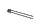 Grohe Essentials вішалка для рушника, подвійний - brushed hard graphite