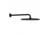 Верхній душ Grohe Rainshower Cosmopolitan 310, тримач настінні 380mm, brushed hard graphite