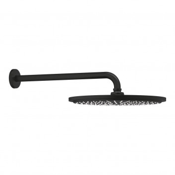 Верхній душ Grohe Rainshower Cosmopolitan 310, тримач настінні 380mm, brushed hard graphite