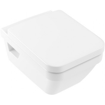 Підвісний унітаз Villeroy&Boch Architectura, 53x37 cm, bez kołnierza, з покриттям antybakteryjną AntiBac, з покриттям ochronną CeramicPlus - біла