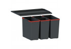 Sortownik odpadów Franke Easy Sort 600-2-2, з накривкою, z 4 pojemnikiami