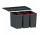 Sortownik odpadów Franke Easy Sort 600-2-2, з накривкою, z 4 pojemnikiami