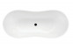 Асиметрична ванна Besco Mini 150x70 cm права біла 
