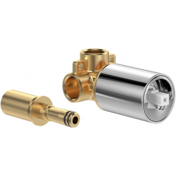 Змішувач ванно-душовий Villeroy & Boch Dawn, одноважільний, для настінного монтажу - хром