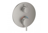 Однорычажный для ванны Grohe Atrio термостатичний, прихований, do obsługi dwóch wyjść wody - нержавіюча сталь