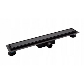 Лінійне обтікання підлоговий Balneo Duplex Next Gold 90 cm, dwustronny, із нержавіючої сталі szczotkowanej, z niskim syfonem i głębokim osadnikiem - золотий 