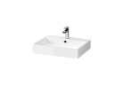 Меблевий умивальник Cersanit Virgo 60, 60,5x46cm, z переливом, з отвором для змішувача - біла