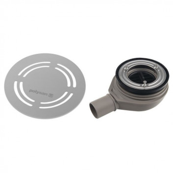 Піддон kompozytowy напівкруглий Polysan Flexia 120x80 cm, правий, R550, z możliwością docinania - білий