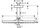 Верхній душ Hansgrohe Raindance E EcoSmart 30 cm квадратна з тримачем sufitowym хром 