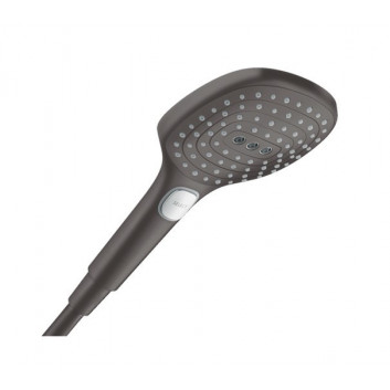 Przyłącze wody Hansgrohe FixFit Q, з важелем для душа - чорний шліфований хром