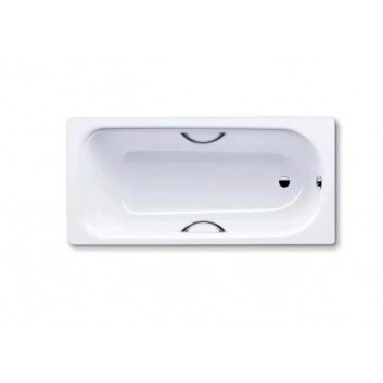Сталева ванна Kaldewei Saniform Plus 362-1 160x70 cm, z powierzchnią uszlachetnioną - білий альпійський