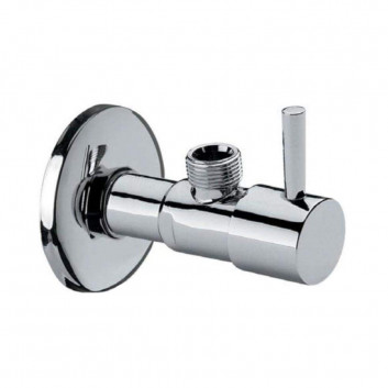 Клапан кутовий регулюючий круглий 1/2x3/8'' do змішувача для умивальника (комплект, набір 2 szt.) - хром