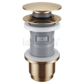 Клапан umywalkowo-бідетний Excellent, click-clack, mosiężny, хром глянець