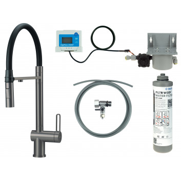 Кухонний змішувач Deante Momi з краном, який виймаЄться - хром