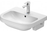 Умивальник настінний Duravit D-Code Vital Med, 60x56cm, otwór pod baterię, без переливу, біла