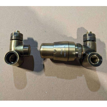 Набір Imers термостатичних osiowych kątowych, правий - старий латунь