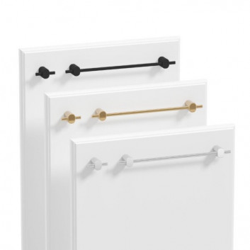 Тримач Defra Latte, dwupunktowy, ширина 20,2 cm, do samodzielnego montażu na meblu - хром глянець