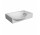 Меблевий умивальник Defra Tummy 40, прямокутна 40x29 cm, з отвором na baterie, z переливом - біла