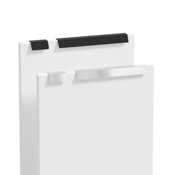 Тримач Defra Twig, dwupunktowy, ширина 23,6 cm, do samodzielnego montażu na meblu - хром глянець