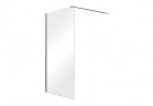 Душова кабіна Besco Aveo, typu Walk-in 90x195 cm - скло прозоре, profil хром