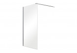 Бічна панель dla кабіни Besco Aveo, 30x195cm, скло прозоре, profil хром