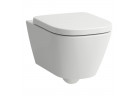 Комплект Laufen Meda раковина WC 54x36 cm підвісна Silent Flush + сидіння WC з мікроліфтом - біла