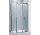 Двері складані Novellini Lunes B 72-78 cm, profil хром, прозоре скло