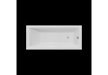 Ванна прямокутна Excellent Heaven Slim 170x75 cm акрилова plus Flow білий